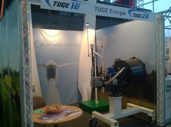 TUGE Energia osales Husum New Energy 2015 messil