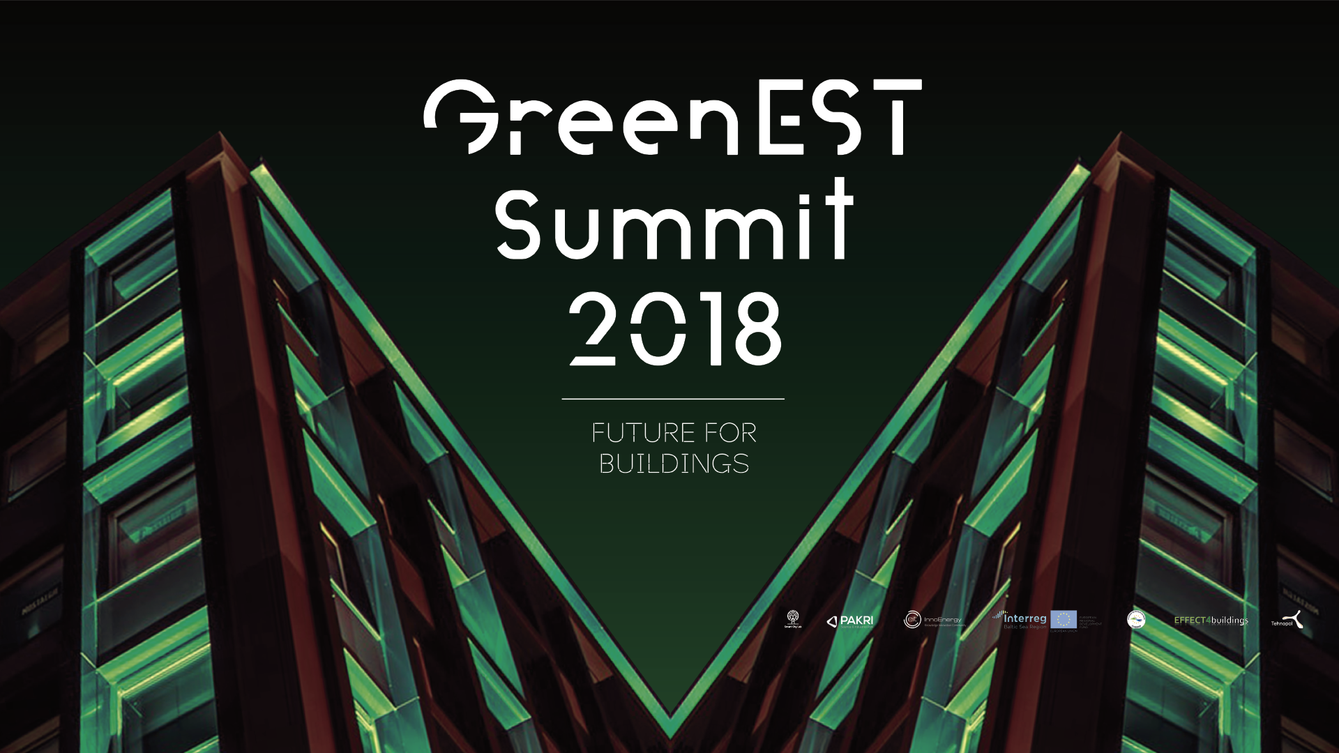 GreenEST Summit 2018: Future for Buildings on the 30th of October!